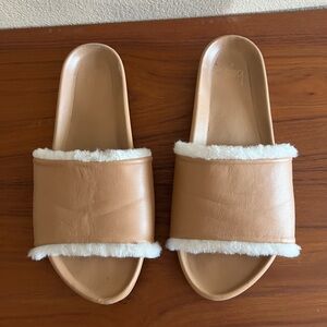 Beek Gallito Shearling Slide Sandals